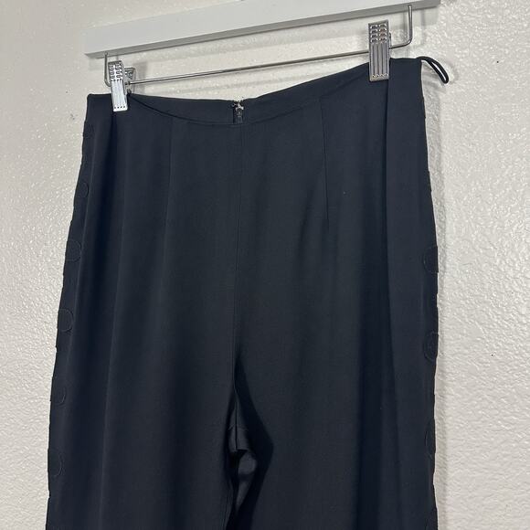 Vintage Y2K Moschino Cheap Chic Black Pants Size 40/10 Italy AEFFE Designer - Picture 3 of 13